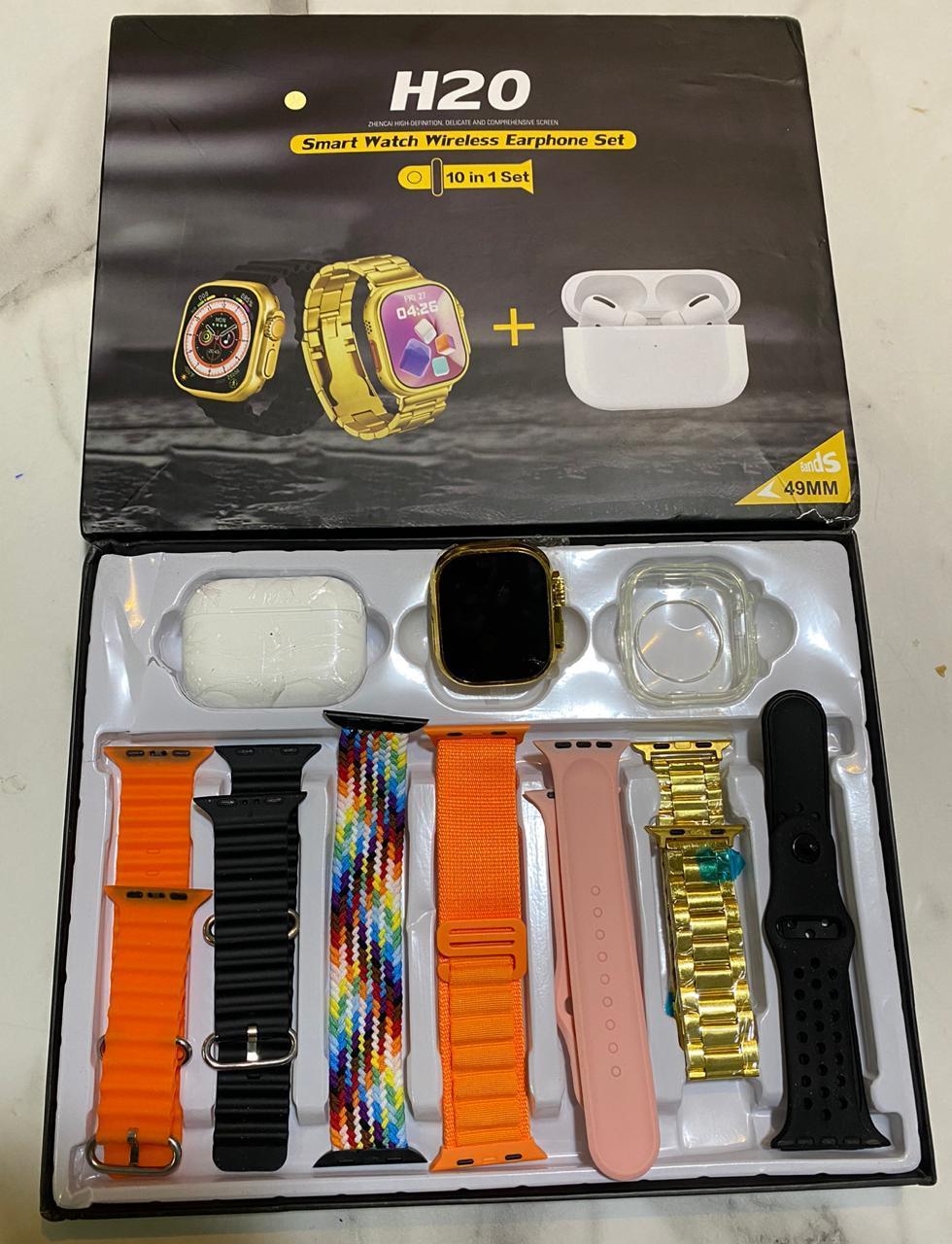 10 In 1 Bluetooth Smart Watch with Long-Lasting Battery